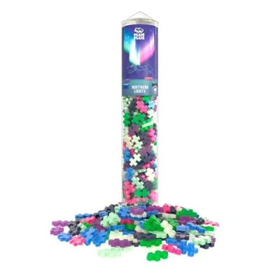 Afbeelding van Plus Mélange de couleurs des aurores boréales 240 pièces Blocs construction, jouets éducatifs pour enfants, voyage, fabriqués au Danemark