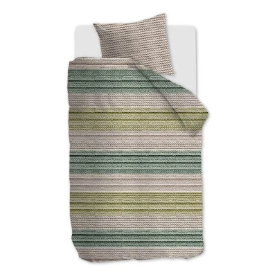 Afbeelding van Ambiante Cozy Knit Dekbedovertrek 140 x 200/220 cm Groen