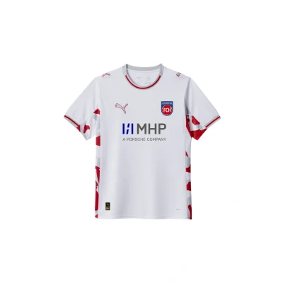 Afbeelding van FC Heidenheim 25/26 derde shirt, Grijs/Wit, Maat 7 8Y PUMA