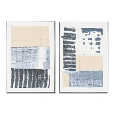 Afbeelding van Schilderij DKD Home Decor 60 x 3,2 90 cm Abstract Stads (2 Stuks)