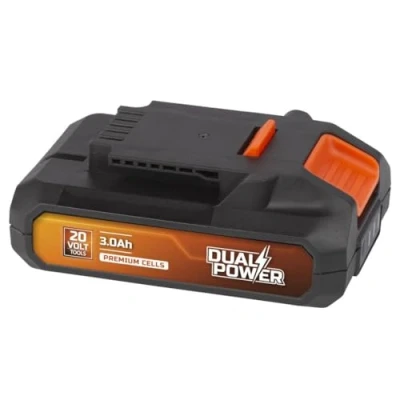 Image de Batterie Powerplus Dual Power 3,0 Ah de 20 V POWDP9023 pour Outils Bricolage sans Fil LED d&#039;Indication Puissance Plateforme
