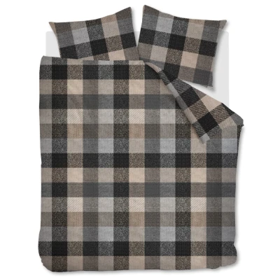 Afbeelding van Beddinghouse Beckett dekbedovertrek Lits Jumeaux 240x200/220 Grijs