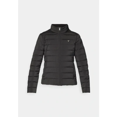 Afbeelding van Guess Solid Heavy Diann Puffer Jacke Winterjas, Dames, Maat: Large, Jet black