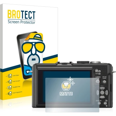 Afbeelding van BROTECT Screenprotector voor Panasonic Lumix DMC LX3 Folie Beschermfolie matte (2 Stuks)