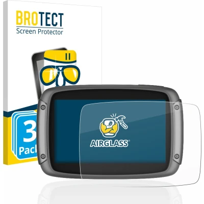 Afbeelding van BROTECT Screenprotector voor TomTom Rider 500 / 550 Folie Beschermfolie Beschermglas transparant (3 Stuks)