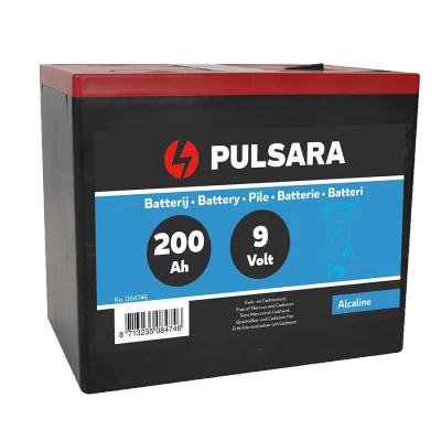 Afbeelding van High Performance Alkaline Batterij (9V/200Ah) Big Box Pulsara