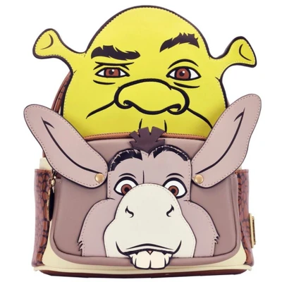 Afbeelding van Loungefly Shrek and Donkey Cosplay Mini Rugzak