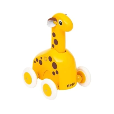 Afbeelding van BRIO Push &amp; Go Giraffe Speelgoedvoertuig Baby
