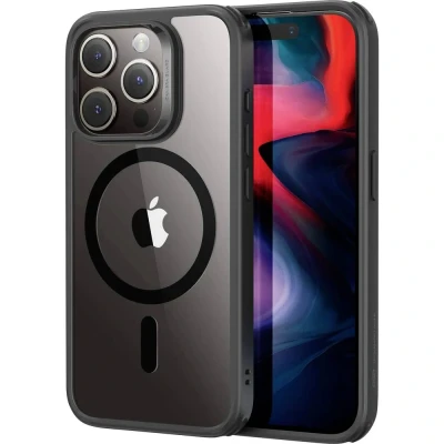 Afbeelding van ESR Classic Hybrid HaloLock Case Backcover Apple iPhone 15 Pro Transparant, Zwart MagSafe compatible