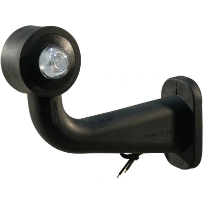 Afbeelding van Contourlamp WAS 138L / W21.5 Rood wit, links 180mm, 2x075mm2 Contourverlichting (Oranje,Wit) BouwmanAanhangwagens.nl