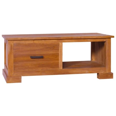 Afbeelding van Tv meubel 90x50x37 cm massief teakhout