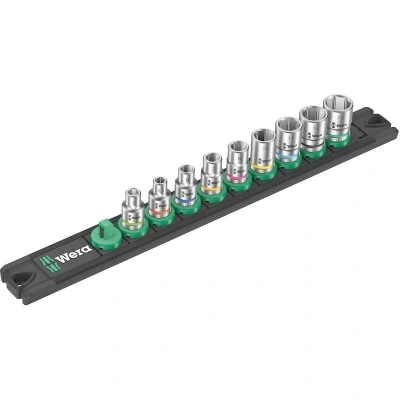 Afbeelding van Wera A 4 Zyklop 05005400001 Dopsleutelset Inch 1/4 9 delig