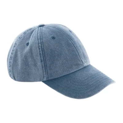 Afbeelding van Beechfield Vintage pet laag profiel B655 Light Denim