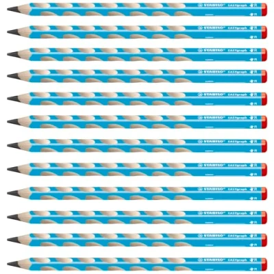 Afbeelding van Potlood Stabilo Easygraph Blauw Hout
