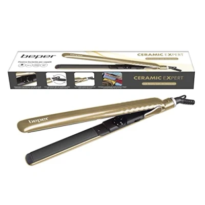 Afbeelding van Beper 40.452 Stijltang Hair Straightener Styling Tool Iron Elektrische Temperaturen 180 tot 230, LCD Display