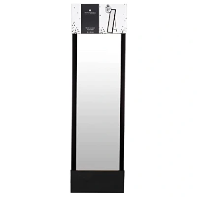 Afbeelding van Atmosphera Spiegel op standaard, zwart, 35 x 125 cm zwart