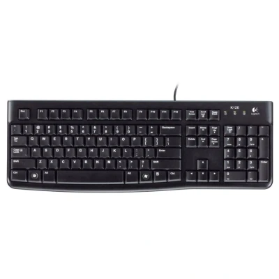 Afbeelding van Logitech Keyboard K120, USB, zwart DE, Retail