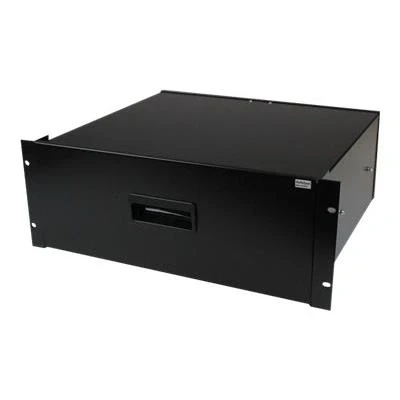 Image de StarTech.com tiroir de stockage en acier noir 4U pour racks et armoires 48 cm rangement rack
