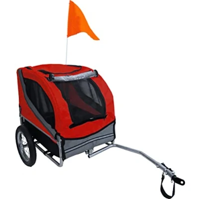 Afbeelding van Fietskar Runner 1 rood/grijs Gebr. de Boon