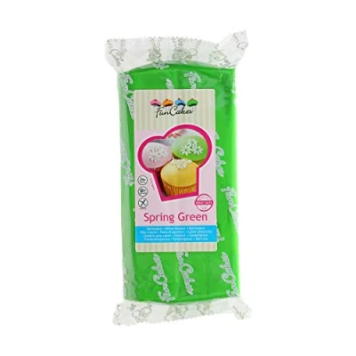 Afbeelding van FunCakes Suikerpasta, groen, lente, 1 kg