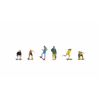 Afbeelding van NOCH 15889 H0 Skateboarders figuren Kant en klaar model