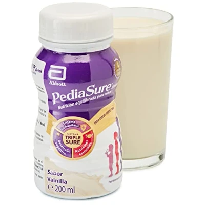 Afbeelding van PediaSure Drink Vanillesmaak Voedingssupplement voor kinderen met eiwitten, vitaminen en mineralen 4 flessen x 200 ml