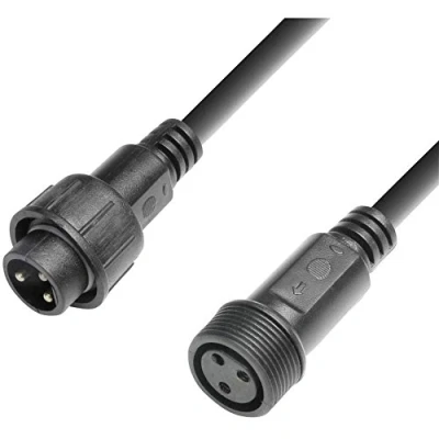 Afbeelding van Cameo P EX 003 Stroom Verlengkabel [1x XLR stekker 1x bus] 3.00 m Zwart