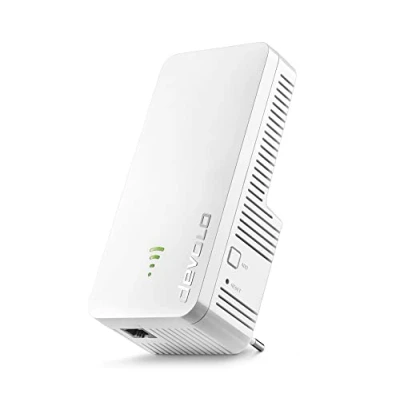Afbeelding van devolo wifi 6 repeater 3000, tot 3.000 Mbps versterker, 1 x Gigabit ethernetpoorten, mesh, access point, wit