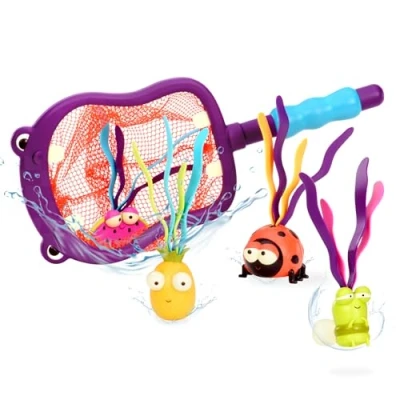 Afbeelding van Battat BTOYS France B Toys for Kids Zwembad Game Summer Play 3 jaar + Scoop A Diving Set Hubba, BX1522Z, paars, medium