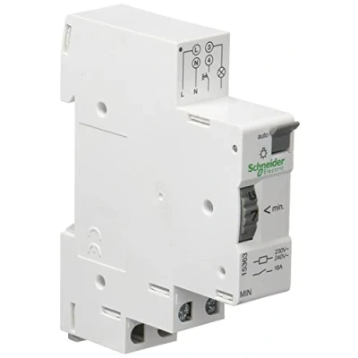 Afbeelding van Schneider Electric 15363 Trappenhuislichtautomaat DIN rails 230 V