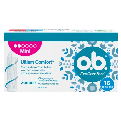 Afbeelding van OB ProComfort Tampons Mini 16ST