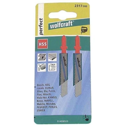 Afbeelding van Wolfcraft 3561000 2 decoupeerzaagbladen stuk(s)