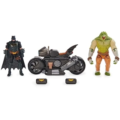 Afbeelding van Batman Battle Bike met 2x10cm Figuren 1 stuk