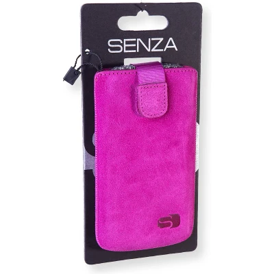 Afbeelding van Senza Suede Slide Case Hot Pink Size XL