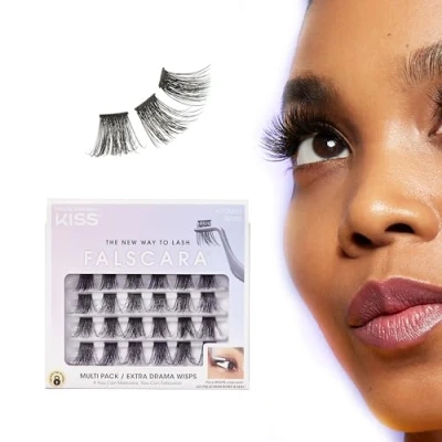 Afbeelding van Kiss Wimpers Falscara Wimperextensions Lashes Nep Extra Drama Wisps