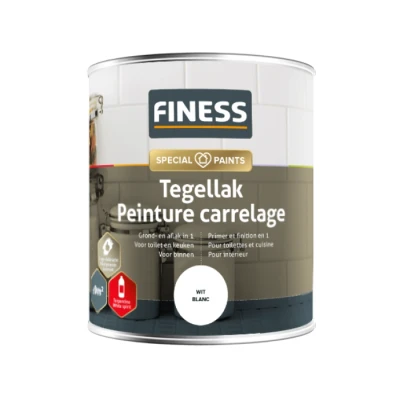 Afbeelding van Finess Tegellak Wit