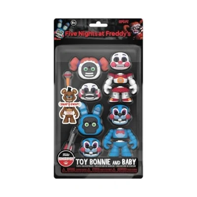 Afbeelding van Funko Five Nights At Freddy&#039;s (FNAF) Snap: Toy Bon Bonnie &amp; Baby 2 stuks Vinyl minifiguur om te verzamelen Cadeau idee Officiële Producten