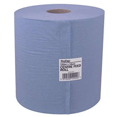 Afbeelding van ProDec UMSU001 Industriële keukenroller, 2 laags, 150 m x 19 cm, blauw