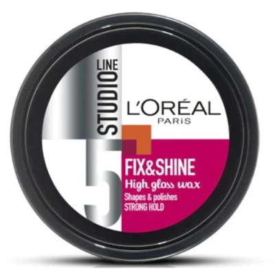 Afbeelding van 3x L&#039;Oréal Studio Line Fix &amp; Shine Shining Wax 75 ml
