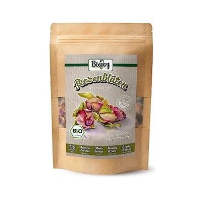Afbeelding van Biojoy Biologische rozenknoppen hele knoppen (Rosa x damascena) (75 gr)