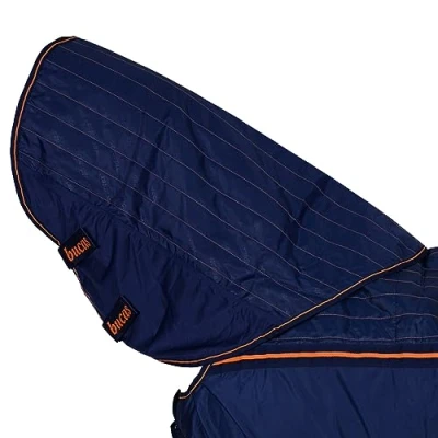Afbeelding van Bucas Therapy Neck Navy/Orange 135/183/M