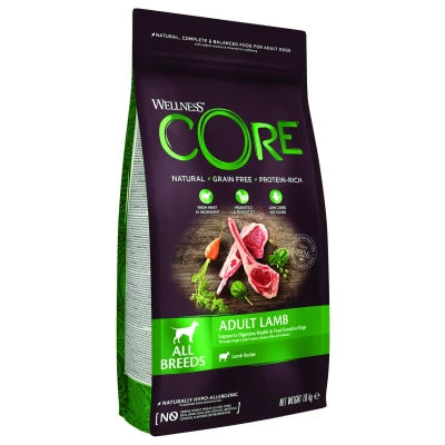 Afbeelding van Wellness Core Grain Free Dog Adult Lam Hondenvoer 1.8 kg
