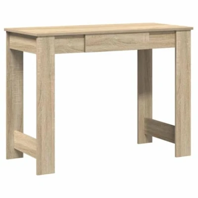 Afbeelding van vidaXL Bureau 100x45x75 cm bewerkt hout sonoma eikenkleurig