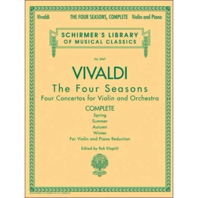 Image de G. Schirmer Vivaldi: The Four Seasons pour violon et piano