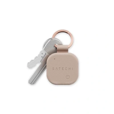 Afbeelding van SATECHI FindAll Étui pour Lunettes Intelligent Compatible avec Apple Find My, Pochette Pliable et Portable Alerte Sonore, Charge Sans Fil, Tous Types de Modèles XR/AR Beige