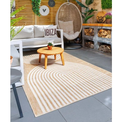 Afbeelding van Jute Buitenkleed Serenity Beige/crème 240x340 Cm