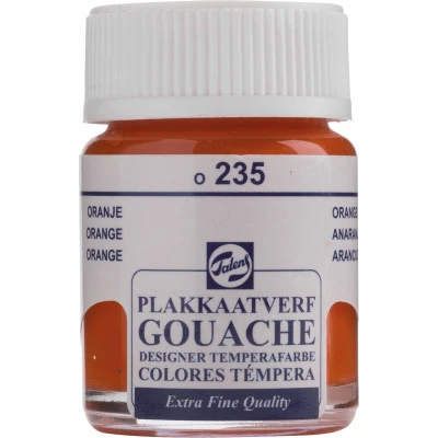 Afbeelding van Talens plakkaatverf Extra Fijn flacon van 16 ml, oranje