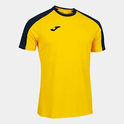 Afbeelding van Joma Eco Championship Shirt Korte Mouw Heren Geel / Marine Maat: S