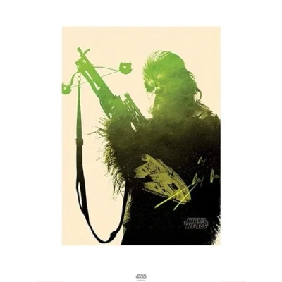 Afbeelding van Star Wars Episode VII Chewbacca Tri Art Print 60x80cm Poster