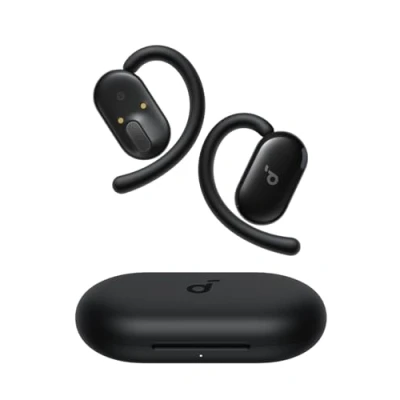 Afbeelding van soundcore V20i by Anker hoofdtelefoon met open oren, verstelbare oorhaken, ultra comfortabel, perfecte pasvorm, krachtig geluid, heldere oproepen, IP55, ledlampen, 36 uur speeltijd,